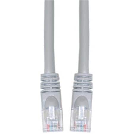 CableWholesale 10X6-02110 Cat5e Gray Ethernet Patch Cable  Snagless Molded Boot  10 Foot